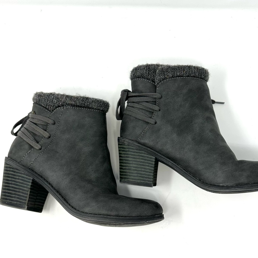 Roxy Dakota Heeled Ankle Booties Dark Gray - Picture 7 of 14
